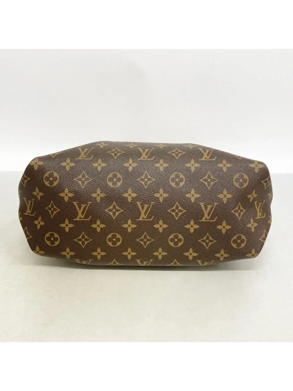 Louis Vuitton Handbag Monogram Flower Zipped Tote MM Brown 2-Way